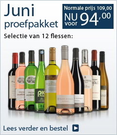 Proefpakket juni 2013: Selectie 12 flessen normaal 109,00 nu voor 94,00