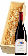 Wijnkist met Domaine Robert Sirugue Bourgogne Pinot Noir