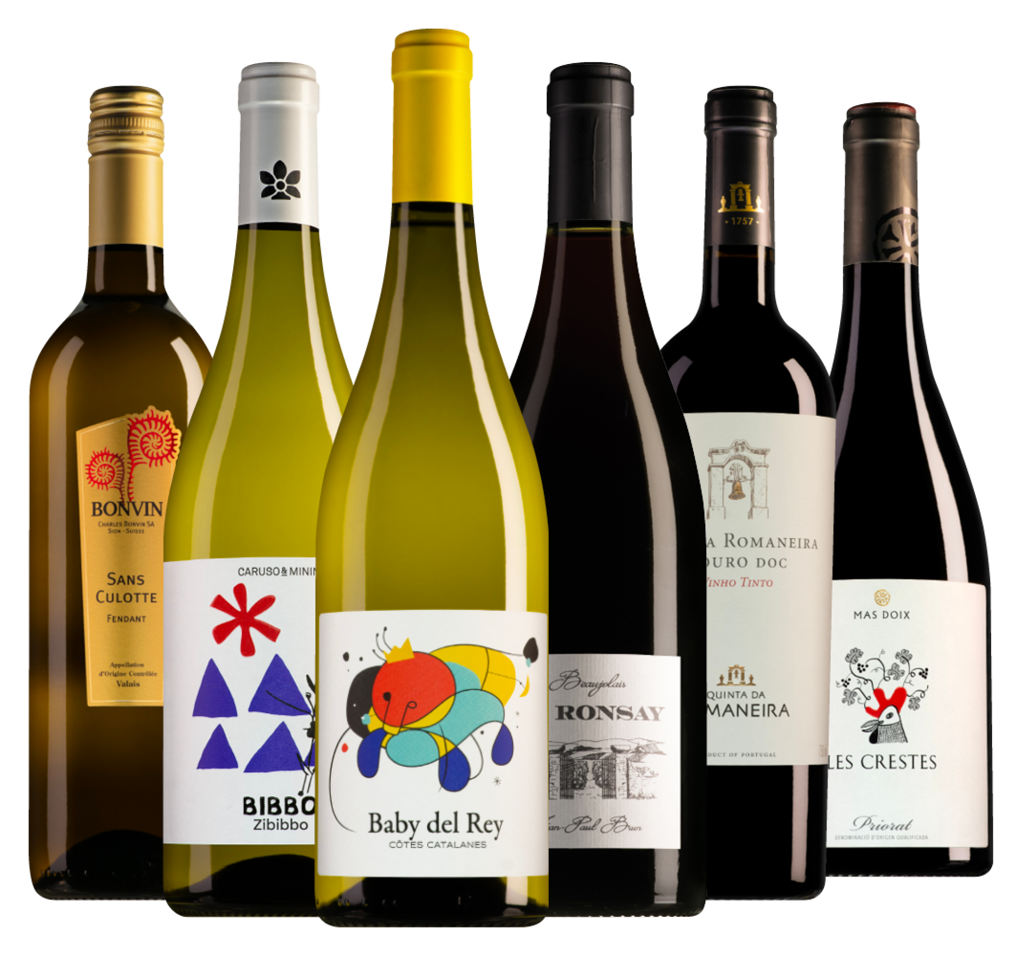 Wijnpakket exclusief april (6 flessen)