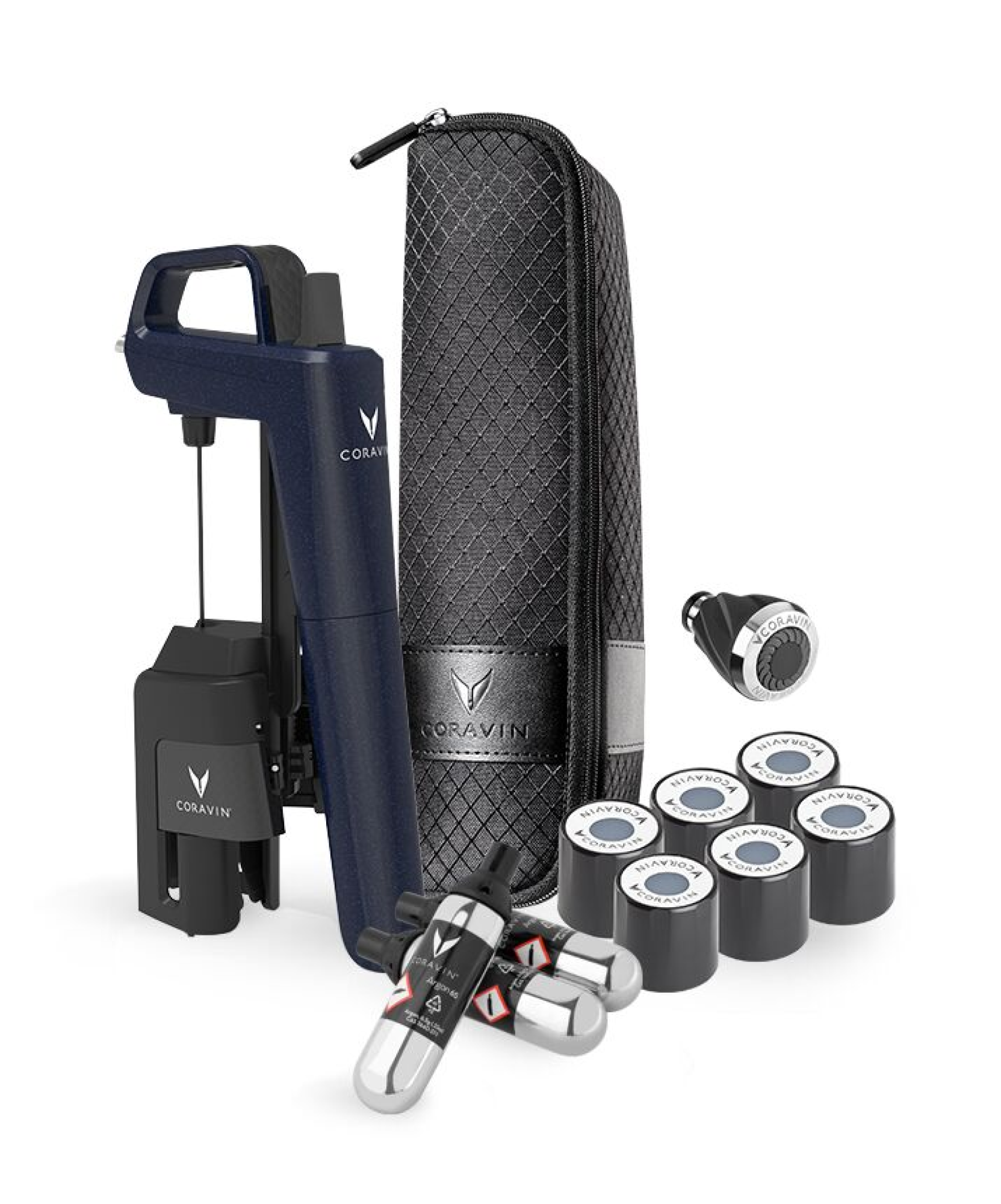 Coravin Timeless Six+ Wine Preservation System Limited Edition - Ocean Blue